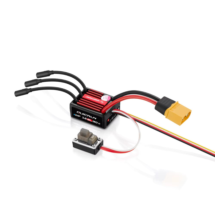 Hobbywing QuicRun WP 16BL30 G2 30A ESC, bürstenloser wasserdichter Sensor - Bild 2