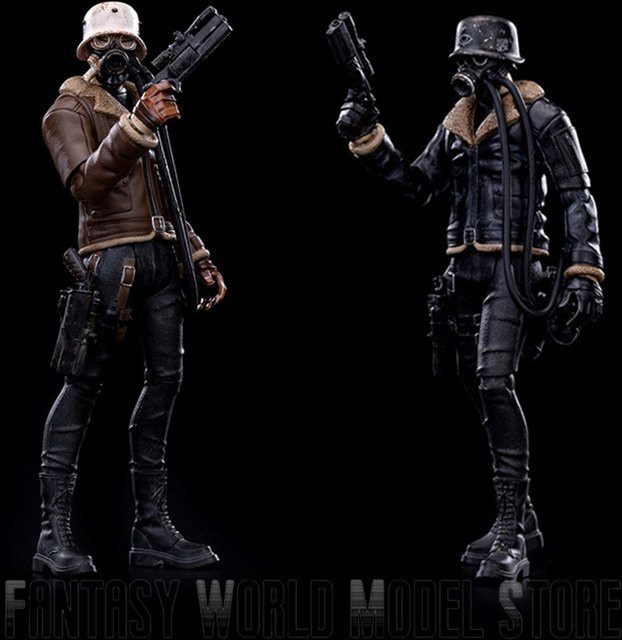 Taholicy Marvel WWR2 Serie Tracker Nom Anzug Actionfigur, 3.75 Maßstab, braun schwarz - Bild 1
