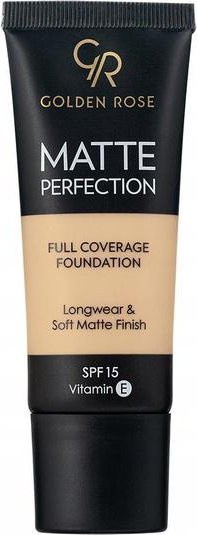Golden Rose Matte Perfection Foundation, Mattierende Gesichtsfoundation, N2, 35 ml - Bild 1