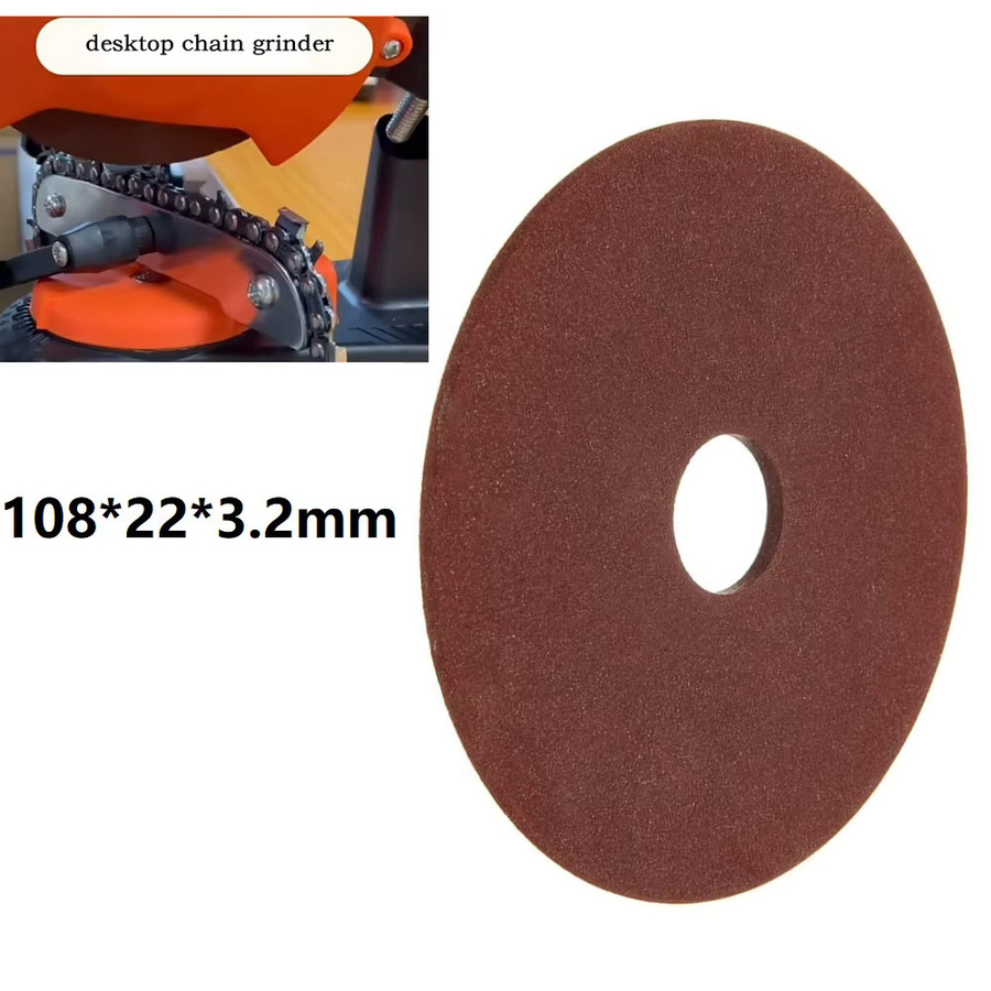 3 Stück Schleifscheiben 3/8 Zoll von DAZZLEEX in Braun für Kettensägenschärfer und Schleifmaschinen - Bild 4