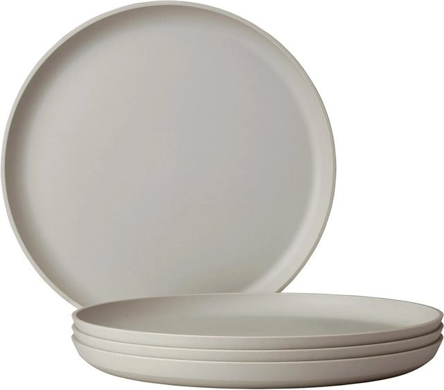 Mepal Silueta Essteller 4er Set in White mit Durchmesser 26 cm - Bild 1