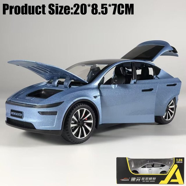 Linyi toy car Modell Y Facelift Off Road SUV, Modellauto, Metall, 1:24, ab 14 Jahren - Bild 1