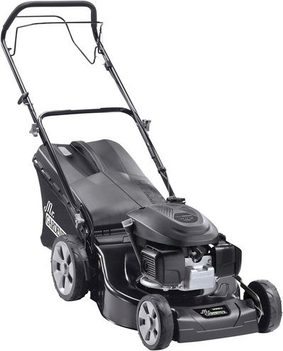 Mr. GARDENER Benzin-Rasenmäher in Schwarz mit Mulchfunktion und Fangkorb, 2,75 kW, Schnittbreite: 46 cm - Bild 1