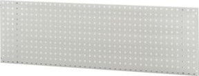 Rau Lochplatte aus Stahl zur Wandmontage, Farbe: Weiß, B: 250 cm, T: 1,5 cm, H: 45 cm - Bild 1