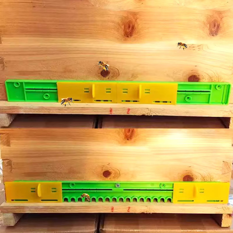 JIECARE Bienenstock Eingangstür aus Kunststoff für die Imkerei, 5 oder 10 Stück - Bild 2