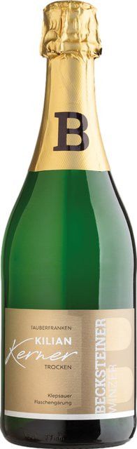 Becksteiner Winzer Kilian Klepsauer Kerner Sekt, trocken, Baden, 2023, 0,2 l - Bild 1
