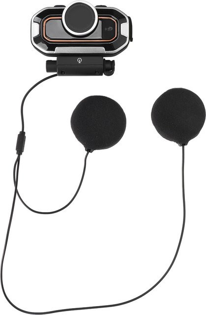V9 Pro Motorrad Bluetooth Intercom Headset mit Geräuschunterdrückung in Schwarz - Bild 1