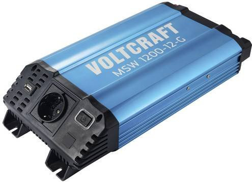 Voltcraft Wechselrichter MSW 1200-12-G 1200W 12 V/DC zu 230 V/AC mit modifizierter Sinuswelle - Bild 1