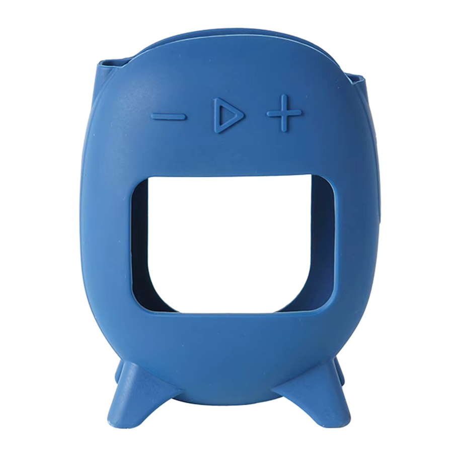 ALLOYSEED Silikonhülle für JBL Clip 5 Bluetooth Lautsprecher in Schwarz oder Blau, staubdicht und kratzfest - Bild 3