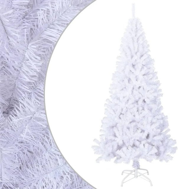 furnicato Künstlicher Weihnachtsbaum in Weiß mit dichten Zweigen aus PVC, Höhe: 240 cm - Bild 1