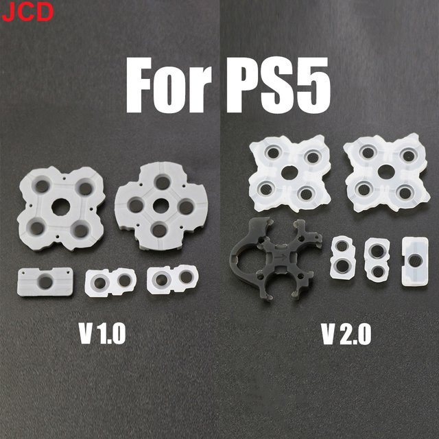 Jcd 5er Set Leitfähige Gummi-Knopfmembranen für PS5 Controller Version 1.0 und 2.0 - Bild 1