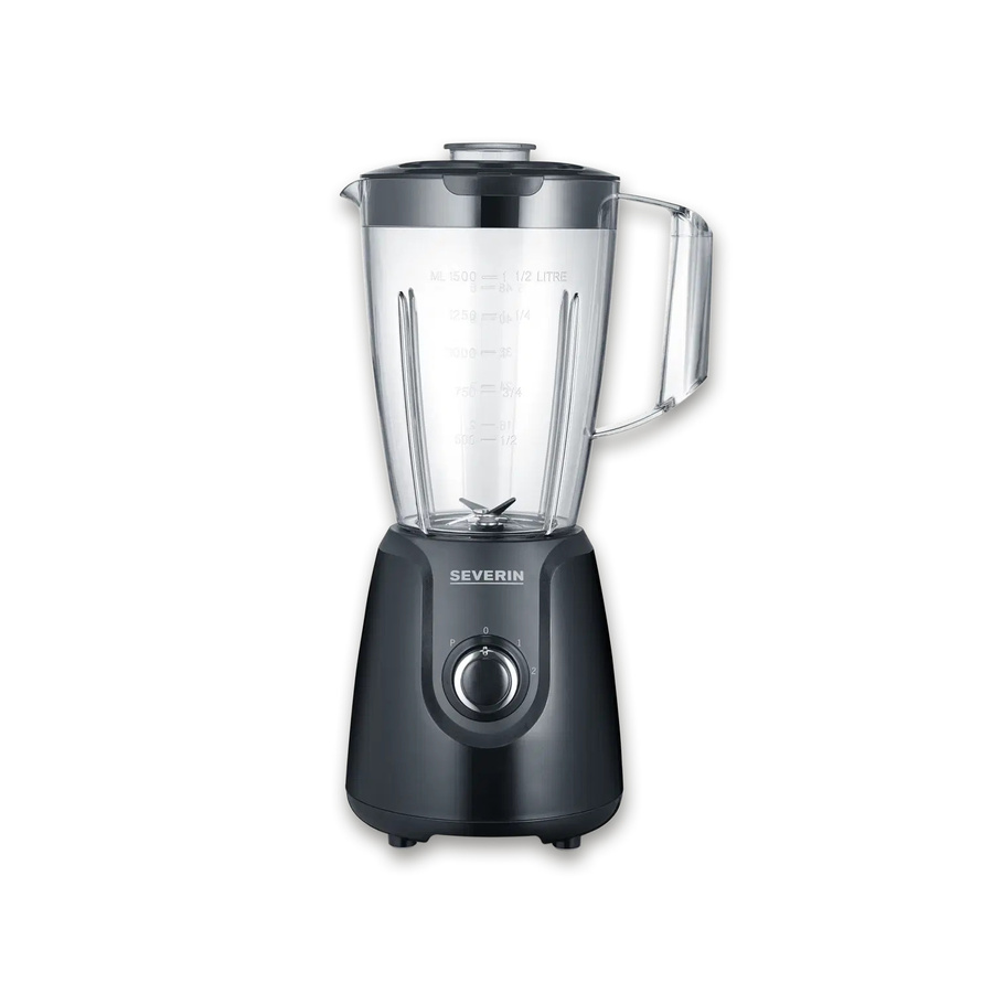 Severin Standmixer SM 3707 in Schwarz mit 600 W Leistung und 1,5 l Mixbehälter aus Edelstahl - Bild 2