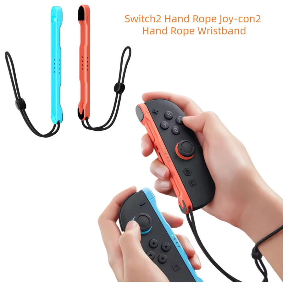 GUEN Handgelenkschlaufe für Nintendo Switch Joy-Con in Blau, Orange und Multicolour, Verstellbares Gaming-Zubehör Ersatzband - Bild 3