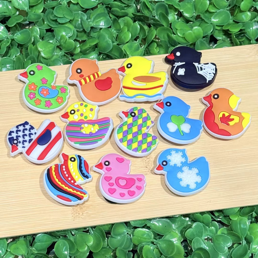 Happye&TiTi Schuh Charms, Cartoon Tier Ente, PVC - Bild 5