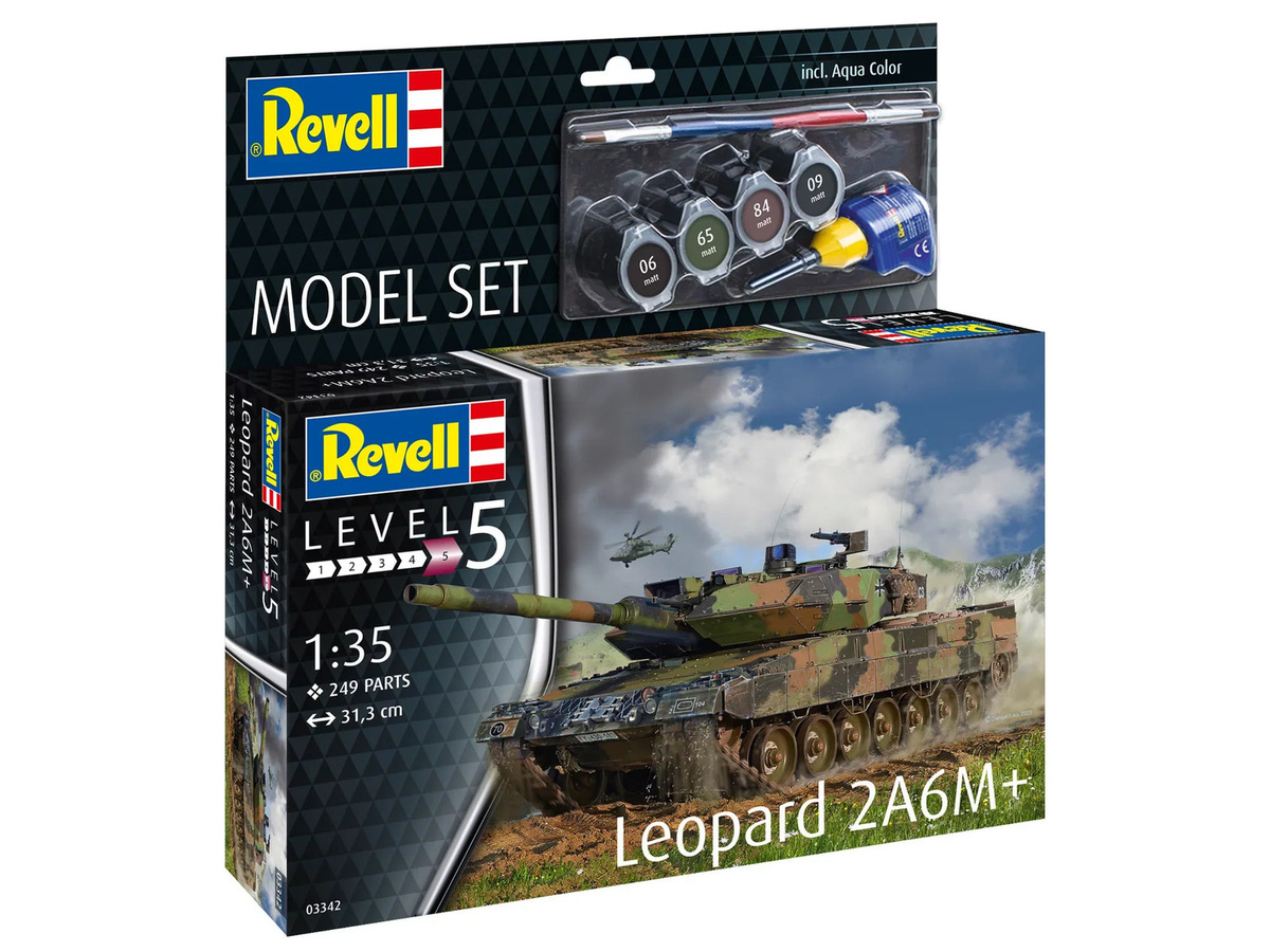Revell Model Set Leopard 2 A6M+ - Bild 3