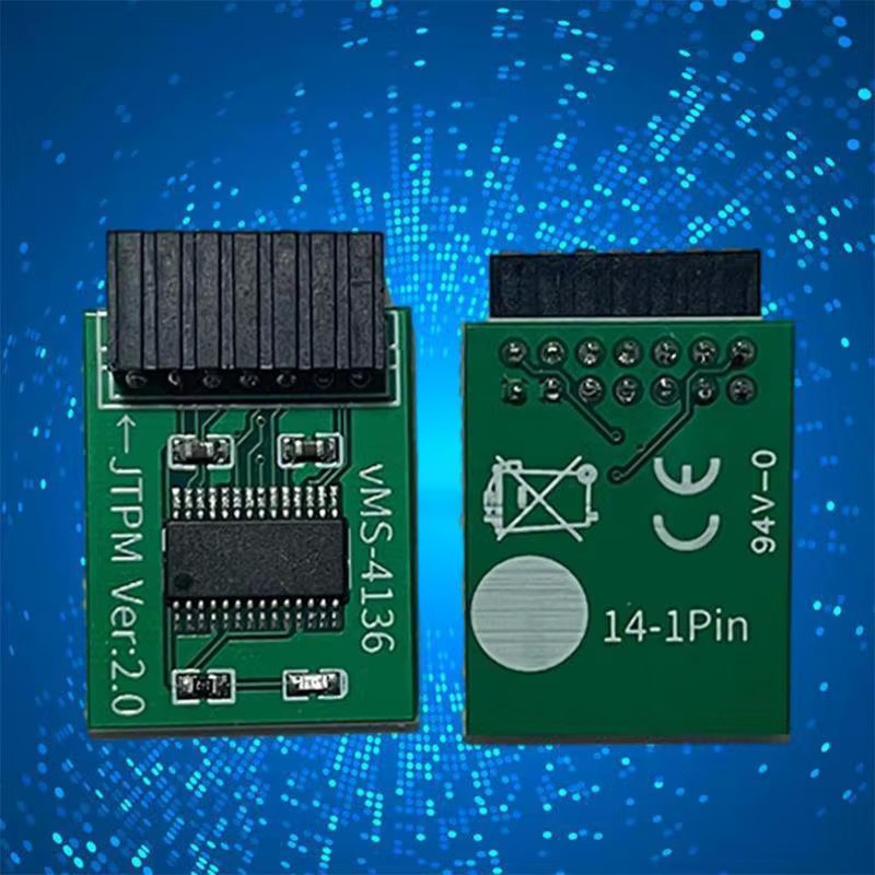 TPM 2.0 Sicherheitsmodul Remote-Karte zur Verschlüsselung für ASUS, MSI und GIGABYTE Multi-Marken-Motherboards mit 12, 14, 18 oder 20 Pin Unterstützung - Bild 4