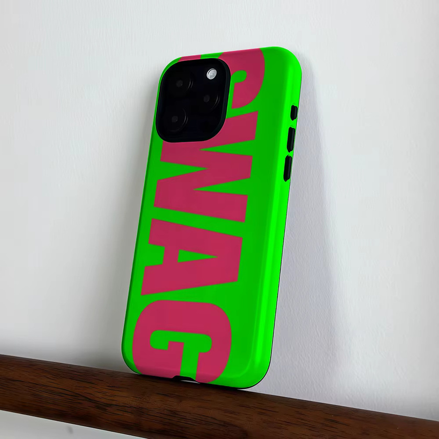 CaseLumi Matte Bumper Schutzhülle mit MagSafe für iPhone 17 16 15 14 13 Pro Max in Neon SWAG Multicolor - Bild 3
