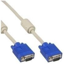InLine S-VGA Kabel 15-polig HD in Beige, Länge: 10 m - Bild 1