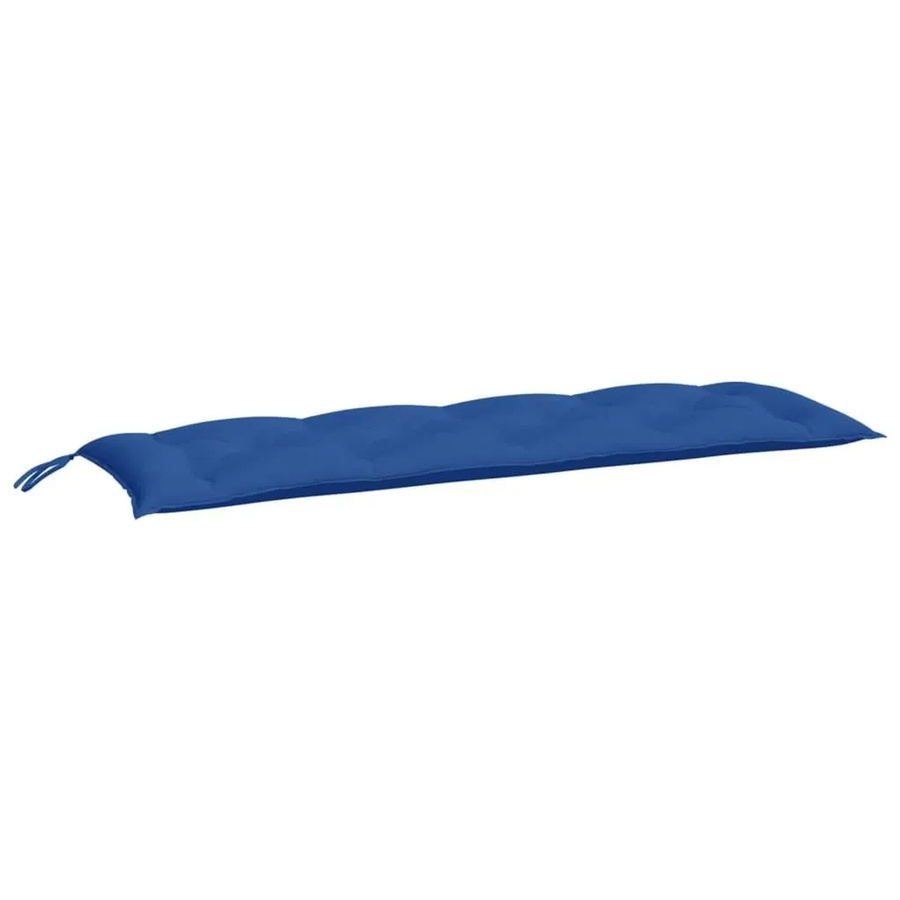 vidaXL Gartenbank-Auflagen 2 Stück Blau aus Oxford-Gewebe, B/T/H: 150 x 50 x 7 cm - Bild 2