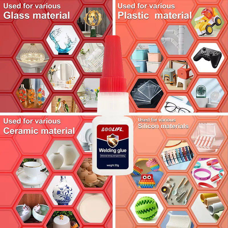 LOOLIFL Schweißkleber transparent wasserdicht für verschiedene Materialien - Bild 6