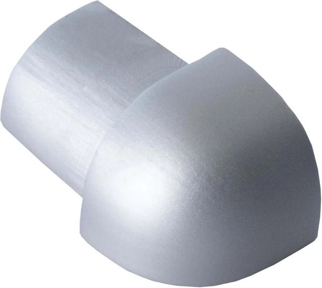Dalsys Außeneck Fliesenschiene Viertelkreis aus Aluminium in Silber Matt mit 12,5 mm Breite - Bild 1