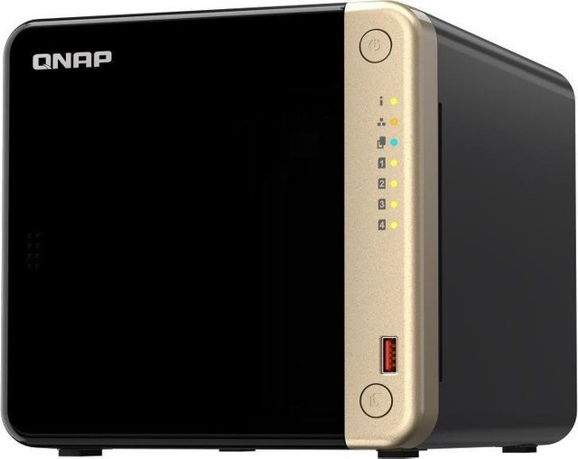 QNAP TS-464-8G NAS-Server in Schwarz mit Ethernet/LAN und HDMI - Bild 1