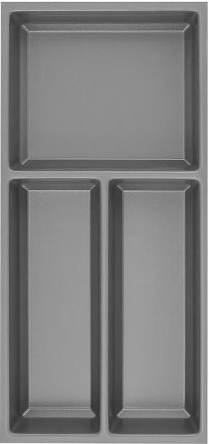 Agoform Besteckeinsatz Sky Schubladeneinsatz aus Kunststoff in Schiefergrau B/T/H: 22,0 x 5,3 x 47,3 cm - Bild 1