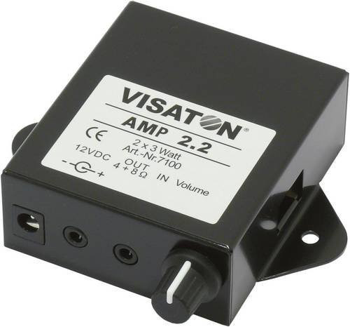 Visaton AMP 2.2 Stereo Lautstärke-Regler in Schwarz mit 6W - Bild 1