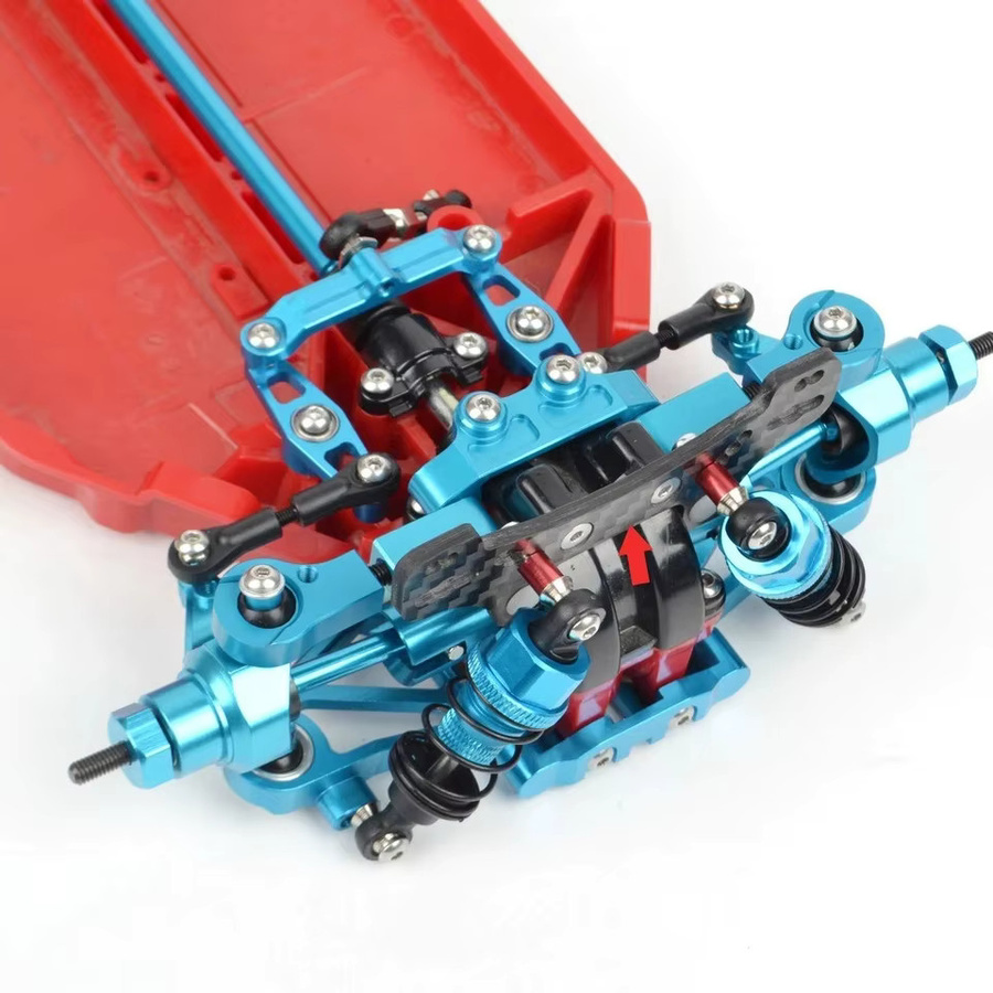 Tamiya Carbonfaser Stoßdämpferhalterungen vorne und hinten, 2-teiliges Set - Bild 4