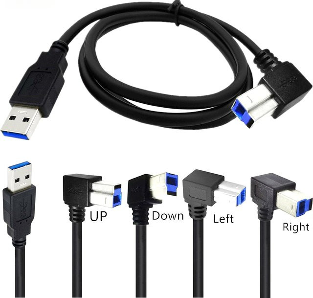 BSN USB 3.0 auf USB-B Datenkabel in Schwarz, 0,5 m - Bild 1