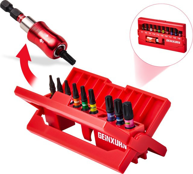Geinxurn Impact Schraubendreher-Bits Ultimate Set aus S2-Stahl mit magnetischem Halt und Schlagbithalter - Bild 1