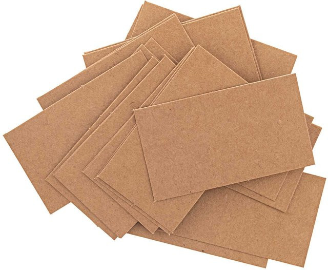 Rico Design Paper Poetry Papierkärtchen aus braunem Kraftpapier, 24 Stück - Bild 1