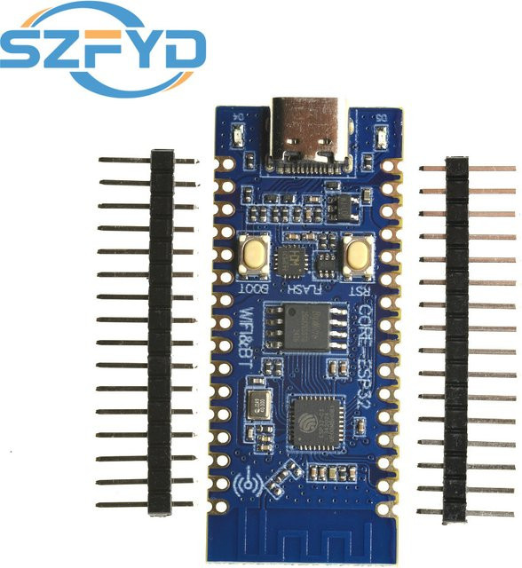 SZFYDOSH ESP32-C3 Entwicklungsboard mit WiFi, Bluetooth, integriertem LCD-Display und CH343P USB-Anschluss inklusive 2.4G PCB-Antenne für Arduino - Bild 1