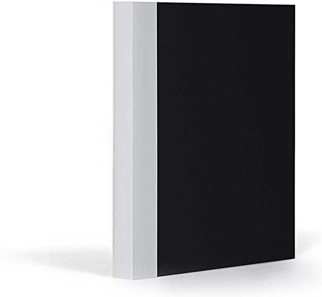 FANTASTICPAPER Notizbuch A6 liniert in Black-Coolgrey mit Flexcover und Lesezeichen - Bild 1