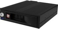 ICY BOX ICYBOX IB-170SK-B Aluminium Wechselrahmen SATA II, 1 Bay, Schwarz - Bild 1
