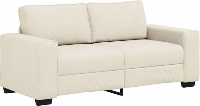 vidaXL 2-Sitzer-Sofa in Beige mit Stoffbezug und Armlehnen - Bild 1
