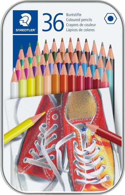 STAEDTLER Buntstifte in der Metallbox, 36 Stück, Multicolor - Bild 1