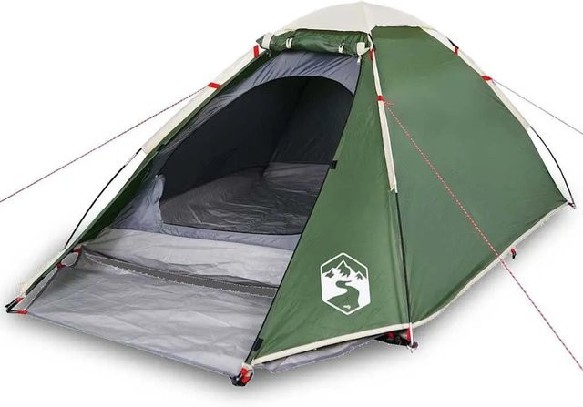 Furnicato Campingzelt Kuppelzelt in Grün, H x B x T: 108 x 263 x 160 cm - Bild 1