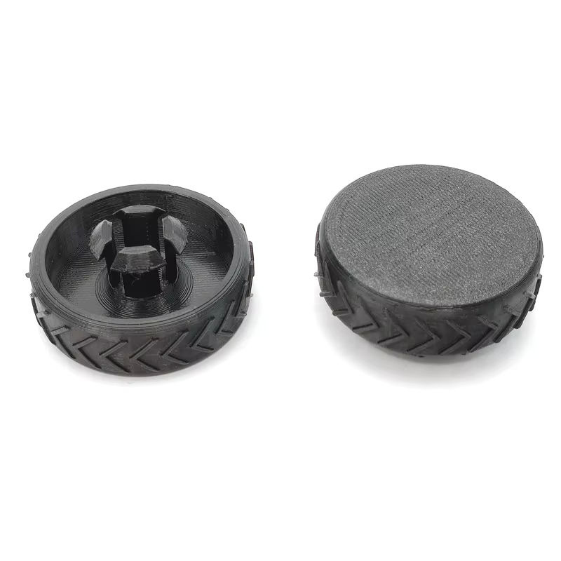 2 Stück Ersatzräder für Ryobi Akku-Staubsauger PCL720K und PBLSV716K in Schwarz - Bild 4