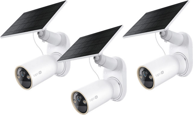 TP-Link Tapo C460 Solar Kit 3er-Pack Wi-Fi Überwachungskamera in Weiß - Bild 1