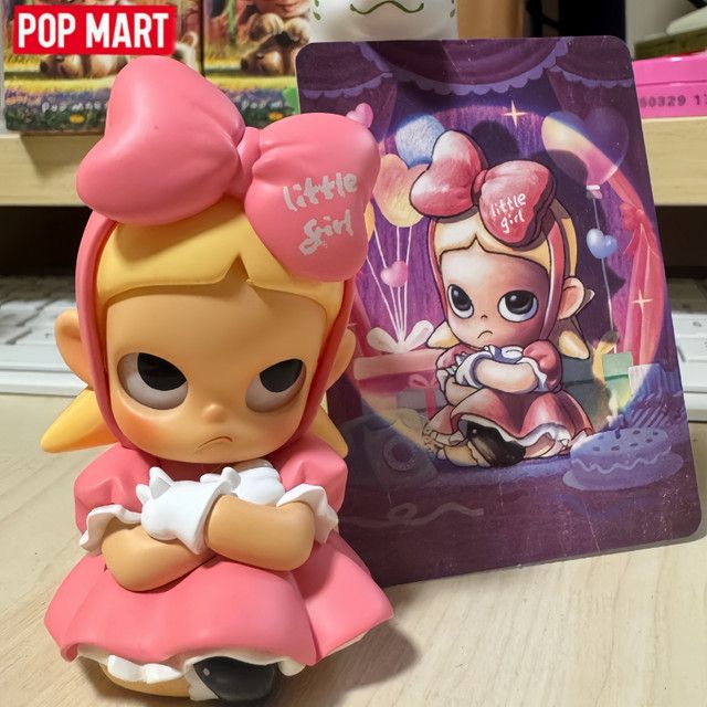 POPMART Zsiga Let It Be Serie Blind Box Mystery Box Anime Action Figure Spielzeug in Pink - Bild 1