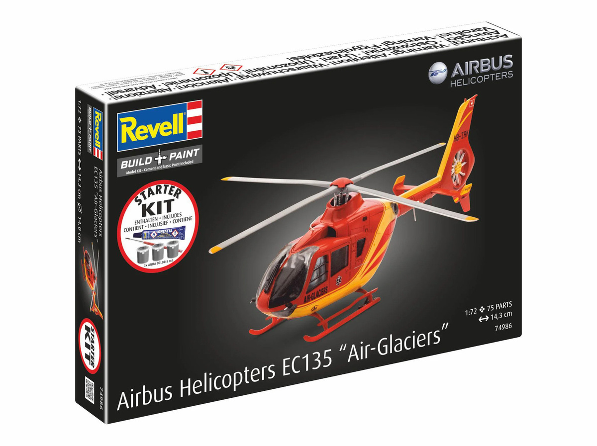 Revell Airbus Helicopters EC135 Air Glaciers, Modellbausatz, 1:72 - Bild 3