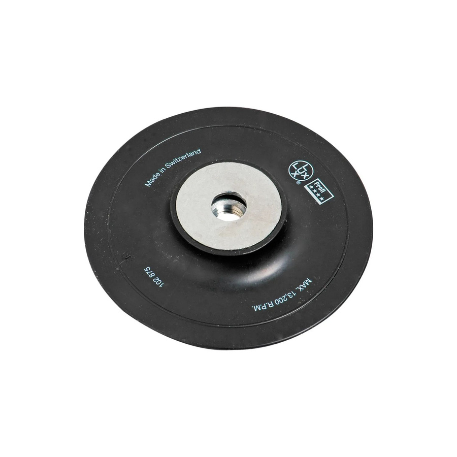 LUX-TOOLS Stützteller für Fiberscheiben 115 mm in Schwarz - Bild 2