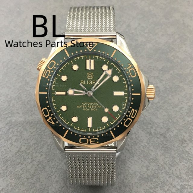 BLIGER Armbanduhr, Bronze, Roségold, Automatik, 41 mm, Herren - Bild 1