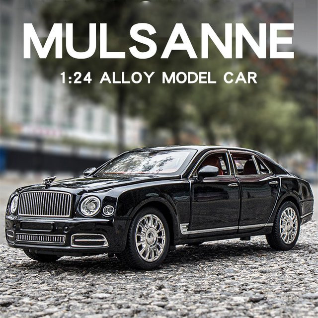 Maisto Bentley Mulsanne, Modell Auto, 1:24, Metall, Sound & Licht, ab 3 Jahren - Bild 1