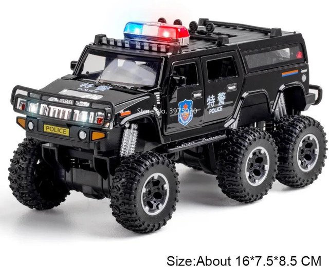 Conqueror Polizeiauto Modellspielzeug, 1:32, Metall, Sound, Licht, ab 14 Jahren - Bild 1