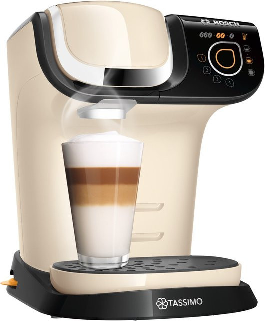 Bosch Tassimo My Way 2 TAS6507 Kapselmaschine in Creme und Schwarz - Bild 1