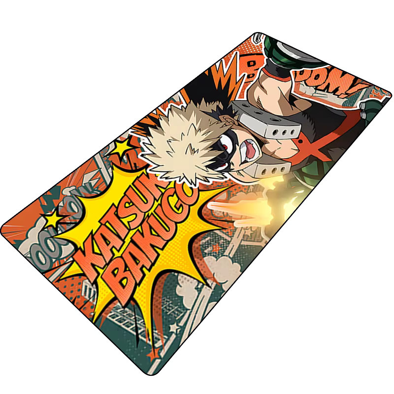 Bandai My Hero Academia Bakugou Katsuki Mauspad XXL Rutschfestes Schreibtischpad Multicolour - Bild 2