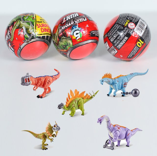 re-ment Jurassic Dino Strike Hunt, Dinosaurier Figur, mit Zubehör, ab 3 Jahren - Bild 1