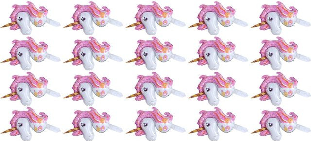 GoolRC Rosa Einhorn Folienballons, 20-teiliges Set - Bild 1